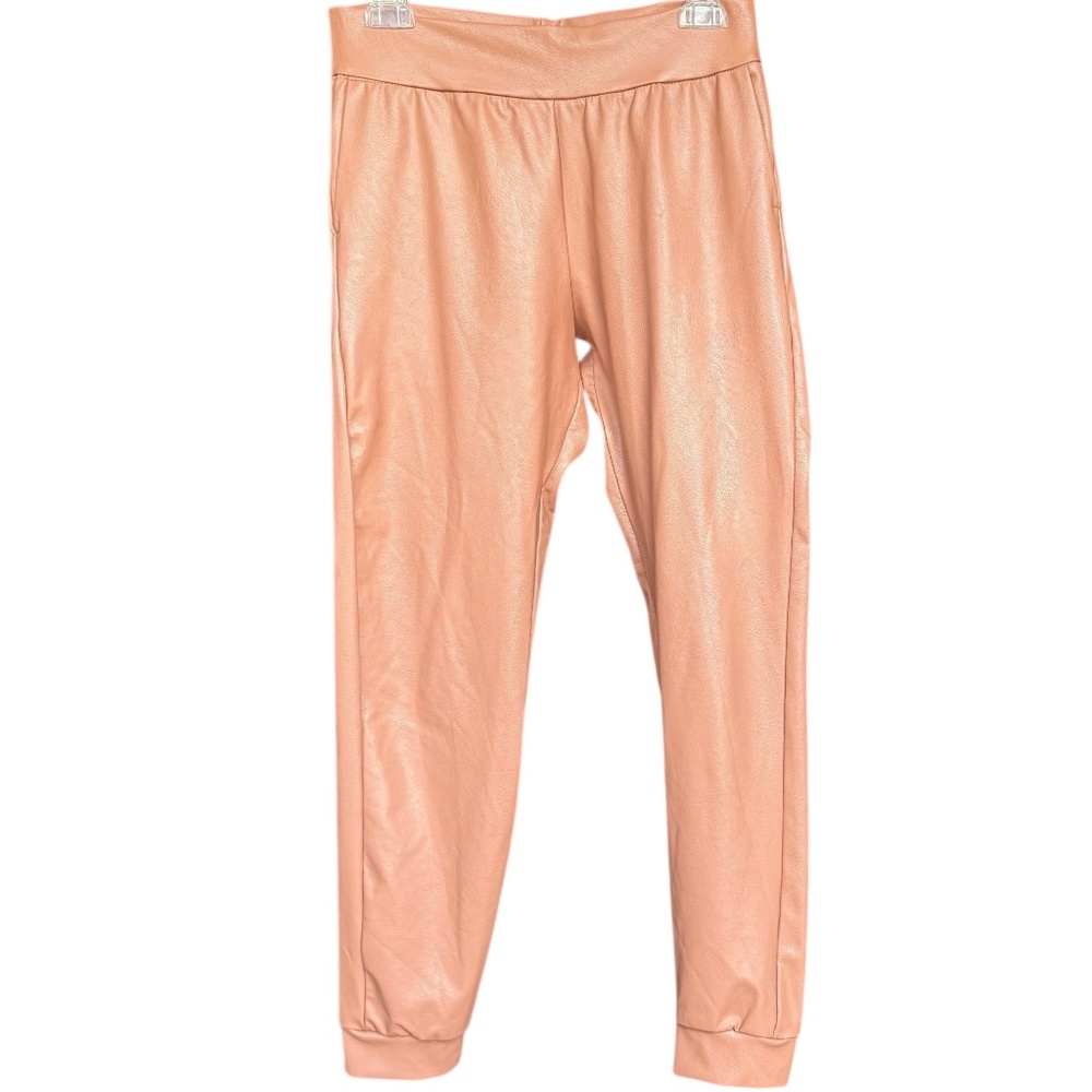 Commando Faux Leather Joggers Sz S‎